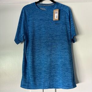 Eddie Bauer Men's Resolution Short-Sleeve T-Shirt Blue Performance Active NWT